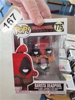 MARVEL #775  FUNKO POP, BARISTA DEADPOOL, NEW IN P