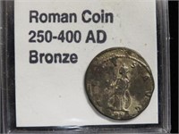 250-400 AD ROMAN BRONZE COIN