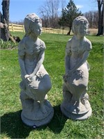 Pair of Victorian Garden Statuaries