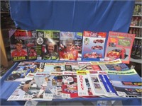 racing magazines .