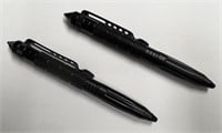 Two New Metal Tactical Pens w/Glass Breaker on End