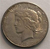 1927-S Peace Dollar