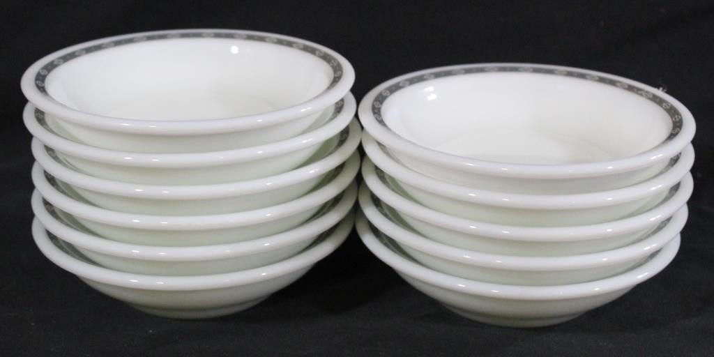 Grecian Grey Pyrex Dessert Bowls