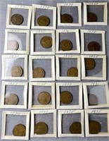 Vintage Lot Canadian Pennies See Photos for