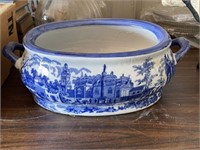 Contemporary Blue & White Bowl