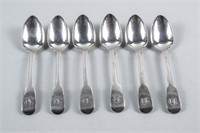 GEORGIAN SILVER TEASPOONS