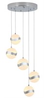 Artika Wavey 5-light LED Pendant Fixture