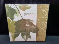 12x12 Peace Wall Plaque