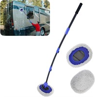 $33  Car Wash Brush with Long Handle  Blue  EAFC