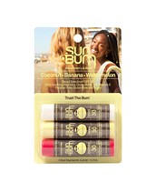Pack of 3 Sun Bum Lip Balm, SPF 30