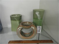3 pc Partylite candle holders