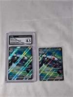 Pokemon CGC 8.5 Magnezone Ex. Card + Duplicate