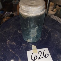 Old Atlas Jar with Zinc Lid