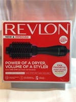 Revlon new and improved power of a dryer volume