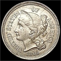 1865 Nickel Three Cent UNCIRCULATED