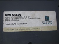 Eurotherm Dimension PLC Process Controller Panel