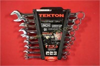 *New Tekton Wrench Set 9 Wrenches 1/4" - 3/4"