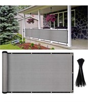 Large mesh tarp shade cloth with cable ties