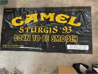 6 foot 1993 camel cigarette Sturgis rally banner