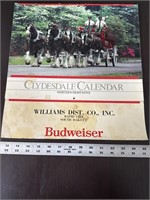 1985 Rapid City South Dakota Budweiser calendar