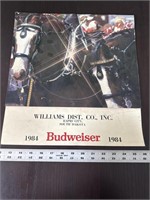 1984 Rapid City South Dakota Budweiser calendar