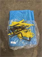 Tarp, Cord and Stakes