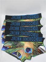 Lot of 5 Joe Boxer Men's Peacock Briefs -