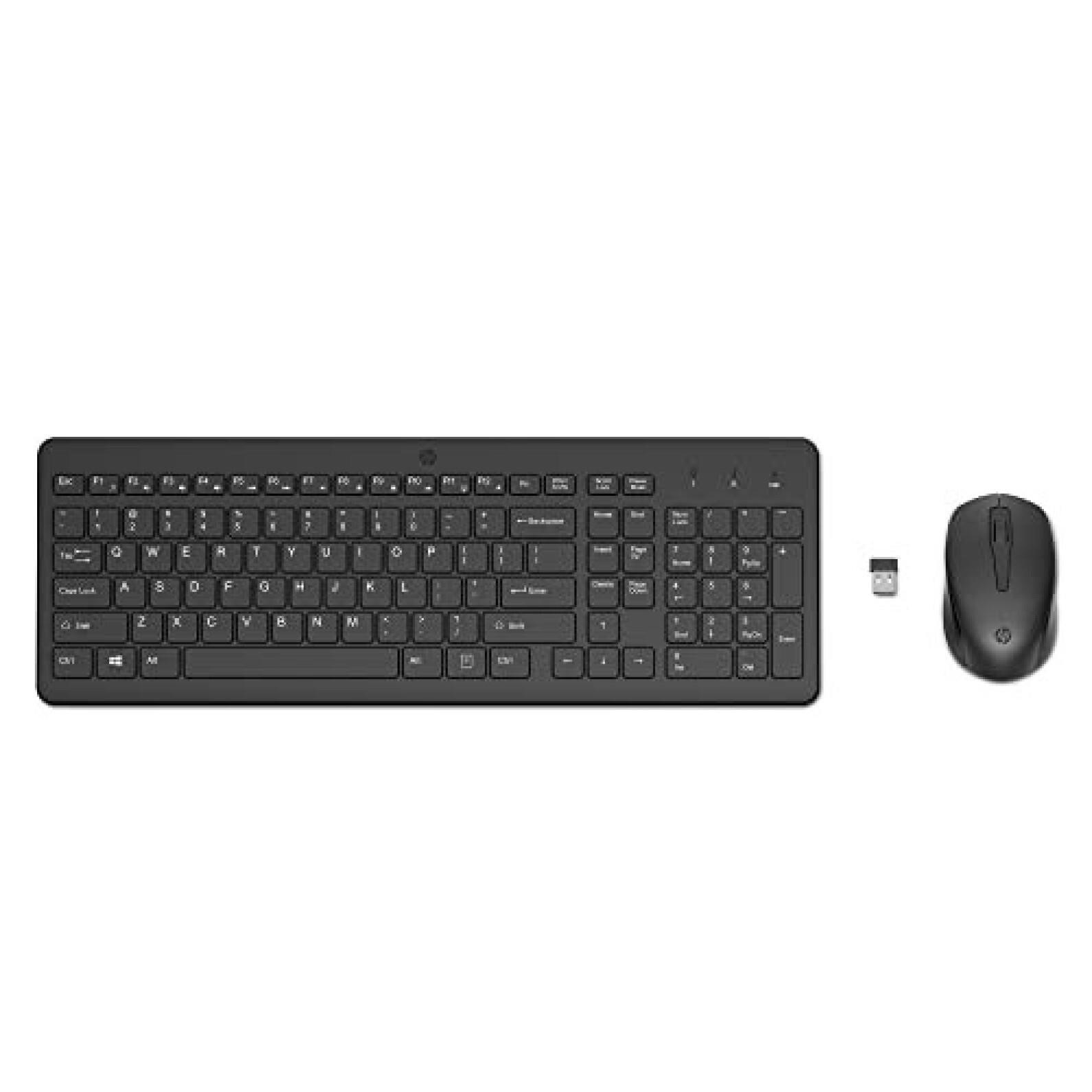 HP 330 Wireless Keyboard and Mouse Combo - 2.4 Ghz