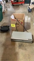 VHS/dvd player untested, speaker untested