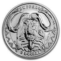 2023 Sierra Leone 1 Oz Ag $1 Big Five: Buffalo Bu
