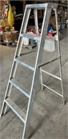 58" Aluminum Step Ladder *LYS.  NO SHIPPING