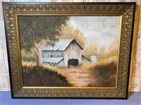 GILT FRAMED ORIGINAL LANDSCAPE PAINTING