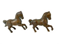 2 Brass Horse Banks