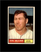 1961 Topps #157 Cal McLish EX to EX-MT+