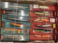 12 new in box Musky size Rapalas