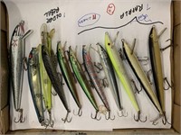 Lot of 11 large lures