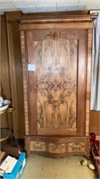 Antique Wardrobe/Cabinet Tiger Wood BFR