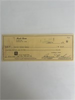 Hank Snow personal check