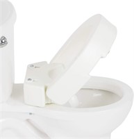 Vive Toilet Seat Riser - Raised Elevated Handle (E