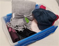 Small Flip Top Tote w/ Hats, Scarfs, Gloves