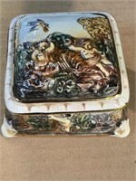 Vintage Capodimonte Trinket Box