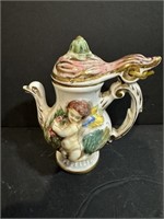 Vintage Capodimonte Tea Pot