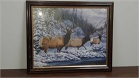 Brittany Johnson elk print 22.5 inches by 19 in