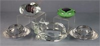 5 pc. Art Glass Incl. Art Vannes Fox Dish