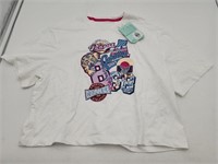 NEW DSG Girls Boxy Graphic Tee - L