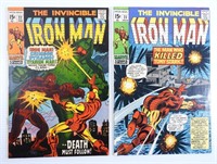 (2) MARVEL IRON MAN #22 & #23 COMICS
