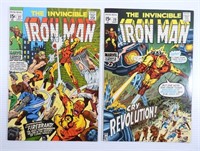 (2) MARVEL IRON MAN #27 & #29 COMICS