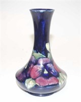 William Moorcroft pansy vase