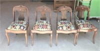 Victorian Walnut Chair Set