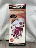 Copper Tech Ladies Left Hand Golf Gloves One Size
